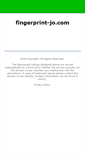 Mobile Screenshot of fingerprint-hosting.com